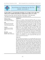 Tài liệu TUYỂN CHỌN VÀ TÁI SINH MỘT SỐ GIỐNG LÚA CÓ KHẢ NĂNG CHỊU MẶN THÍCH ỨNG VỚI BIẾN ĐỔI KHÍ HẬU Ở ĐỒNG BẰNG SÔNG CỬU LONG docx