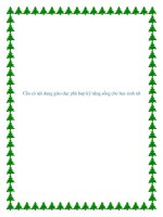 Tài liệu Cần có nội dung giáo dục phù hợp kỹ năng sống cho học sinh nữ pdf