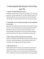 Tài liệu 5 cách giúp bé hào hứng trở lại trường sau Tết pdf