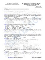 Tài liệu ĐỀ THI KHẢO SÁT LẦN 4 NĂM HỌC 2012 - 2013 MÔN HÓA HỌC LỚP 12 - KHỐI A, B - TRƯỜNG THPT CHUYÊN VĨNH PHÚC - MÃ ĐỀ 137 pot