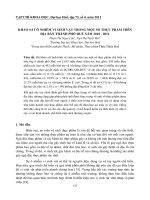 Tài liệu KHẢO SÁT Ô NHIỄM VI SINH VẬT TRONG MỘT SỐ THỰC PHẨM TRÊN ĐỊA BÀN THÀNH PHỐ HUẾ NĂM 2010 - 2011 pot