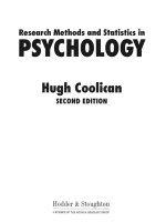 Tài liệu Research Methods and Statistics in Psychology ppt