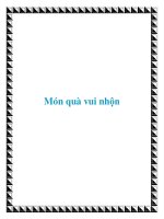 Tài liệu Món quà vui nhộn pdf