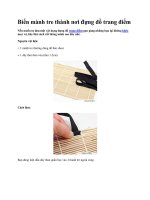 Tài liệu Biến mành tre thành nơi đựng đồ trang điểm doc