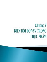 Tài liệu Biến đổi vi sinh vật trong thành phần thủy sản ppt