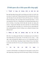 Tài liệu 25 thói quen xấu có liên quan đến công nghệ 1. “Tránh” sử dụng các chương pptx