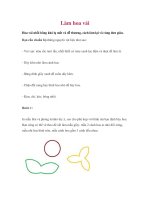 Tài liệu Làm hoa vải ppt