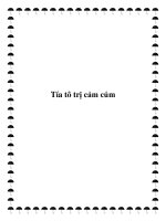 Tài liệu Tía tô trị cảm cúm ppt