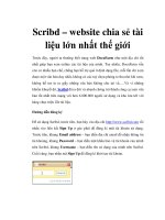 Tài liệu Scribd – website chia sẻ tài liệu lớn nhất thế giới doc