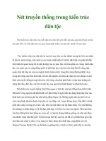 Tài liệu Nét truyền thống trong kiến trúc dân tộc docx