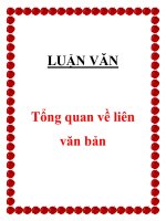 tổng quan về liên văn bản