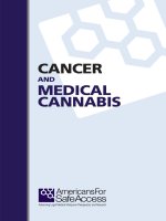 Tài liệu CANCER AND MEDICAL CANNABIS doc