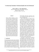 Tài liệu Báo cáo khoa học: 