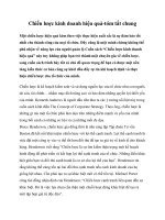 Tài liệu Chiến lược kinh doanh hiệu quả-tóm tắt chung doc