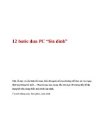 Tài liệu 12 bước đưa PC “lên đỉnh” potx