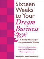 Tài liệu Sixteen Weeks to Your Dream Business pptx
