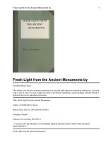Tài liệu Fresh Light from the Ancient Monuments docx