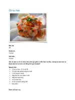 Tài liệu Gỏi su hào ppt