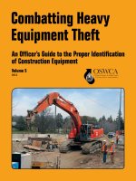 Tài liệu Combatting Heavy Equipment Theft - An Officer’s Guide to the Proper Identification of Construction Equipment docx