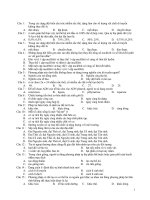 Tài liệu Đề Thi Thử Tốt Nghiệp Sinh 2013 - Phần 3 - Đề 9 doc