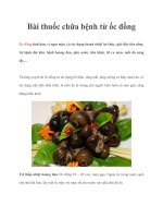 Tài liệu Bài thuốc chữa bệnh từ ốc đồng pot