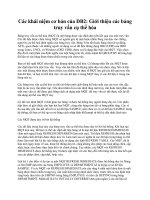 Tài liệu Các khái niệm cơ bản của DB2: Giới thiệu các bảng truy vấn cụ thể hóa docx