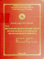 đánh giá khả năng cạnh tranh của hệ thống phân phối siêu thị việt nam về dịch vụ và hệ thống cần phân phối trong điều kiện thị trường mở cửa