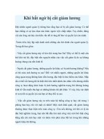 Tài liệu Khi bất ngờ bị cắt giảm lương ppt