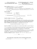Tài liệu ĐỀ THI THỬ ĐẠI HỌC LẦN V – NĂM 2013 Môn: Toán; Khối: A, A1 - THPT PHAN CHU TRINH pptx