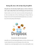 Tài liệu Hướng dẫn chia sẻ file tài liệu bằng DropBOX ppt