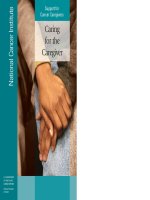 Tài liệu Support for Cancer Caregivers: Caring for the Caregiver pptx