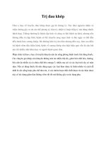 Tài liệu Trị đau khớp docx