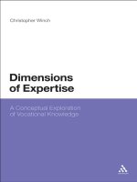 Tài liệu Dimensions of Expertise docx