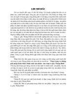 thực trạng và những giải pháp hoàn thiện chính sách sản phẩm  của công ty giầy thượng đình