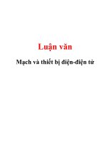 mạch và thiết bị điện - điện tử