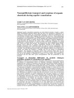 Tài liệu Nonequilibrium transport and sorption of organic chemicals during aquifer remediation doc
