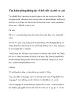 Tài liệu Tìm hiểu những thông tin về thể chất của bé sơ sinh ppt