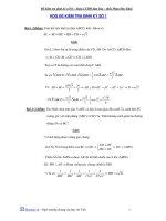 Hướng dẫn giải đề kiểm tra định kỳ lần 1