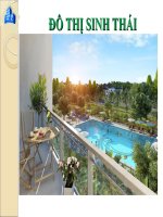 Tài liệu TIỂU LUẬN ĐÔ THỊ SINH THÁI pdf