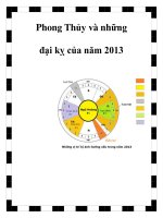 Tài liệu Phong Thủy và những đại kỵ của năm 2013 doc