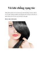 Tài liệu Vũ khí chống rụng tóc pdf