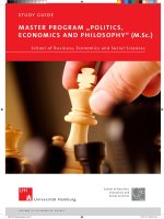 Tài liệu Master PrograM „Politics, econoMics and PhilosoPhy“ (M.sc.) pptx