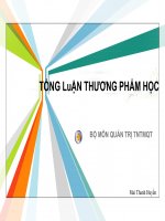 tổng luận thương phẩm học
