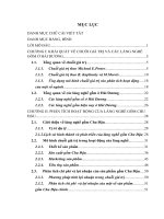 Phân tích hoạt động của làng nghề gốm chu đậu bằng mô hình chuỗi giá trị