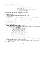 Tài liệu Đề thi thử tốt nghiệp THPT môn Ngữ Văn - Đề số 99 doc