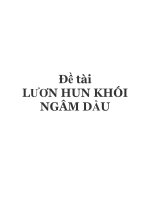 Tài liệu Đề tài LƯƠN HUN KHÓI NGÂM DẦU docx