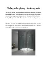 Tài liệu Những mẫu phòng tắm trong suốt docx