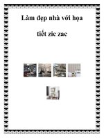 Tài liệu Làm đẹp nhà với họa tiết zic zac pdf