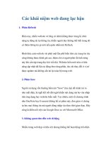 Tài liệu Các khái niệm web đang lạc hậu docx