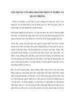 Tài liệu XÂY DỰNG VĂN HÓA DOANH NHÂN-Ý NGHĨA VÀ QUAN TRỌNG doc